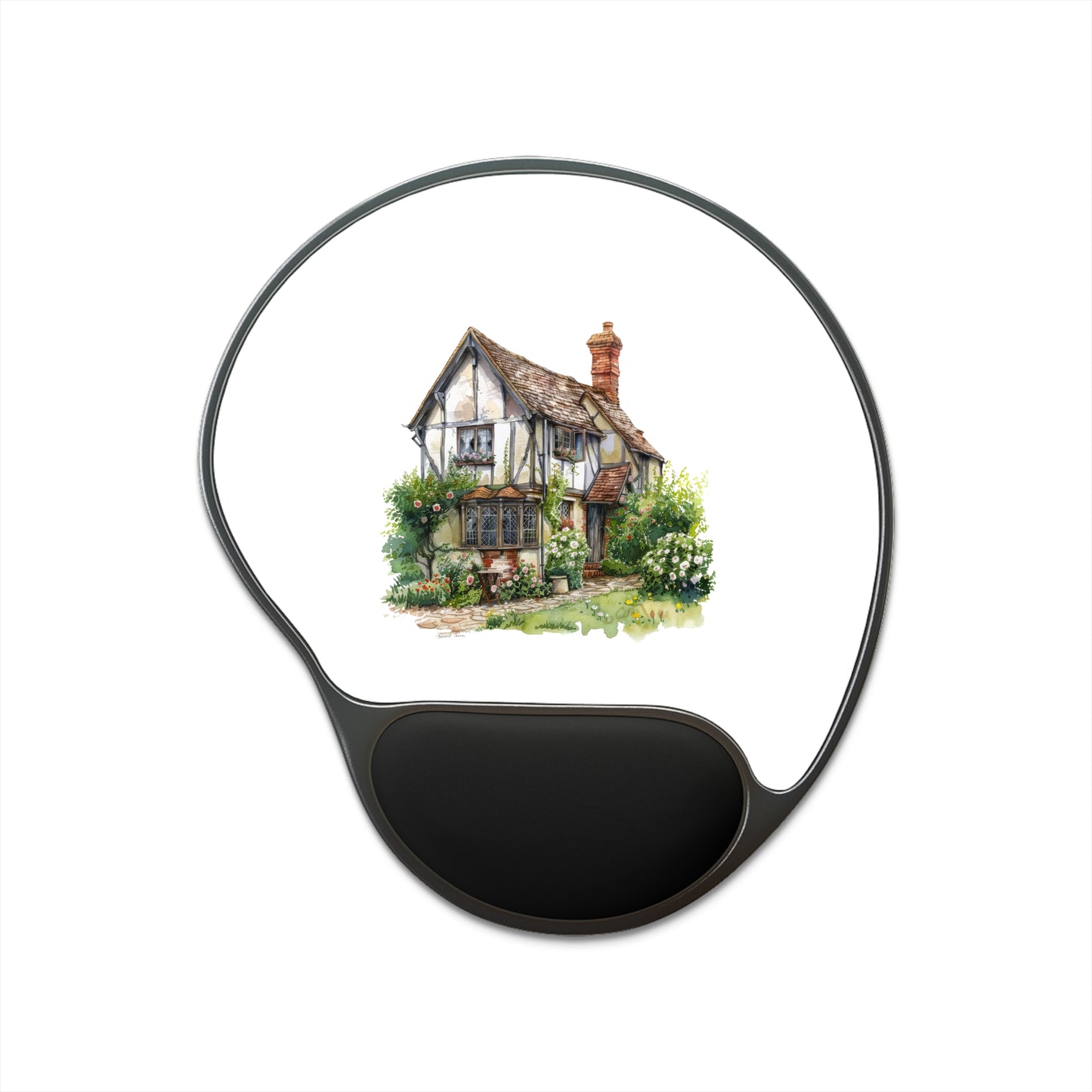 British Pub Mouse Pad With Wrist Rest