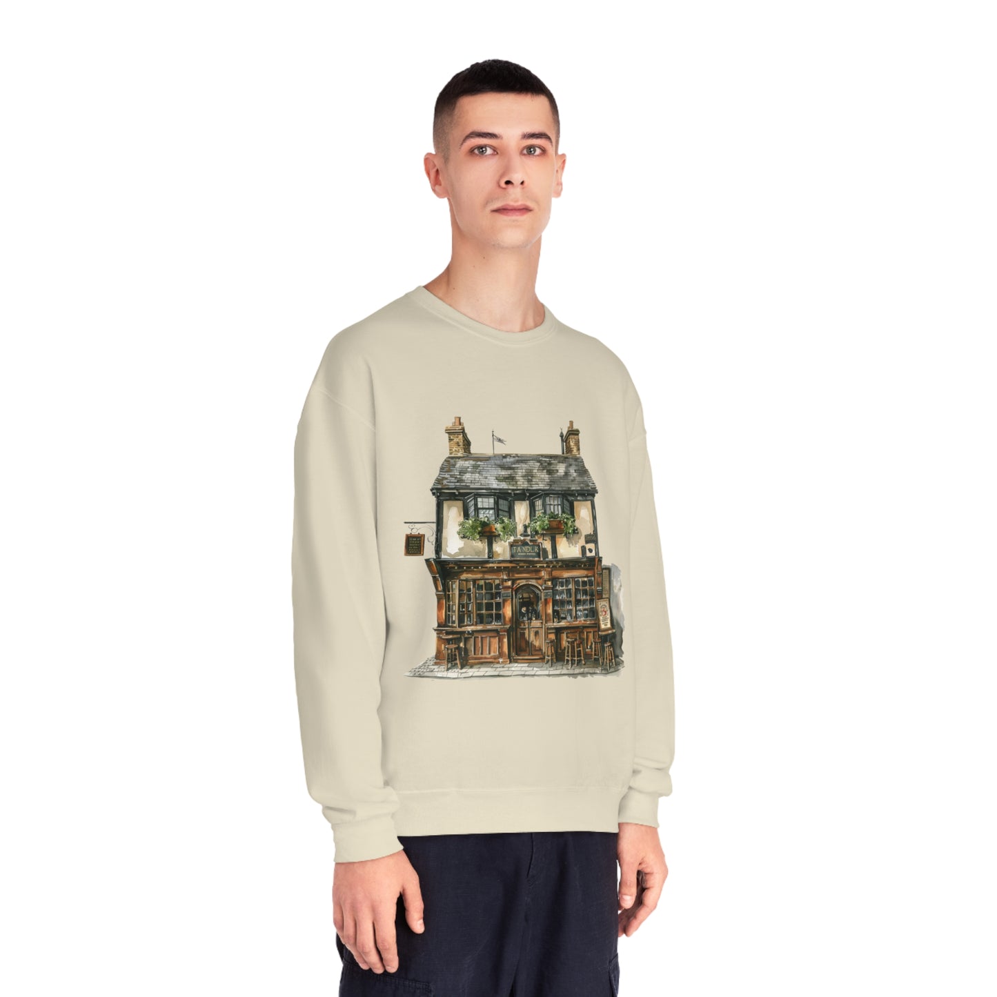 Unisex NuBlend® Crewneck Sweatshirt - Charming British House