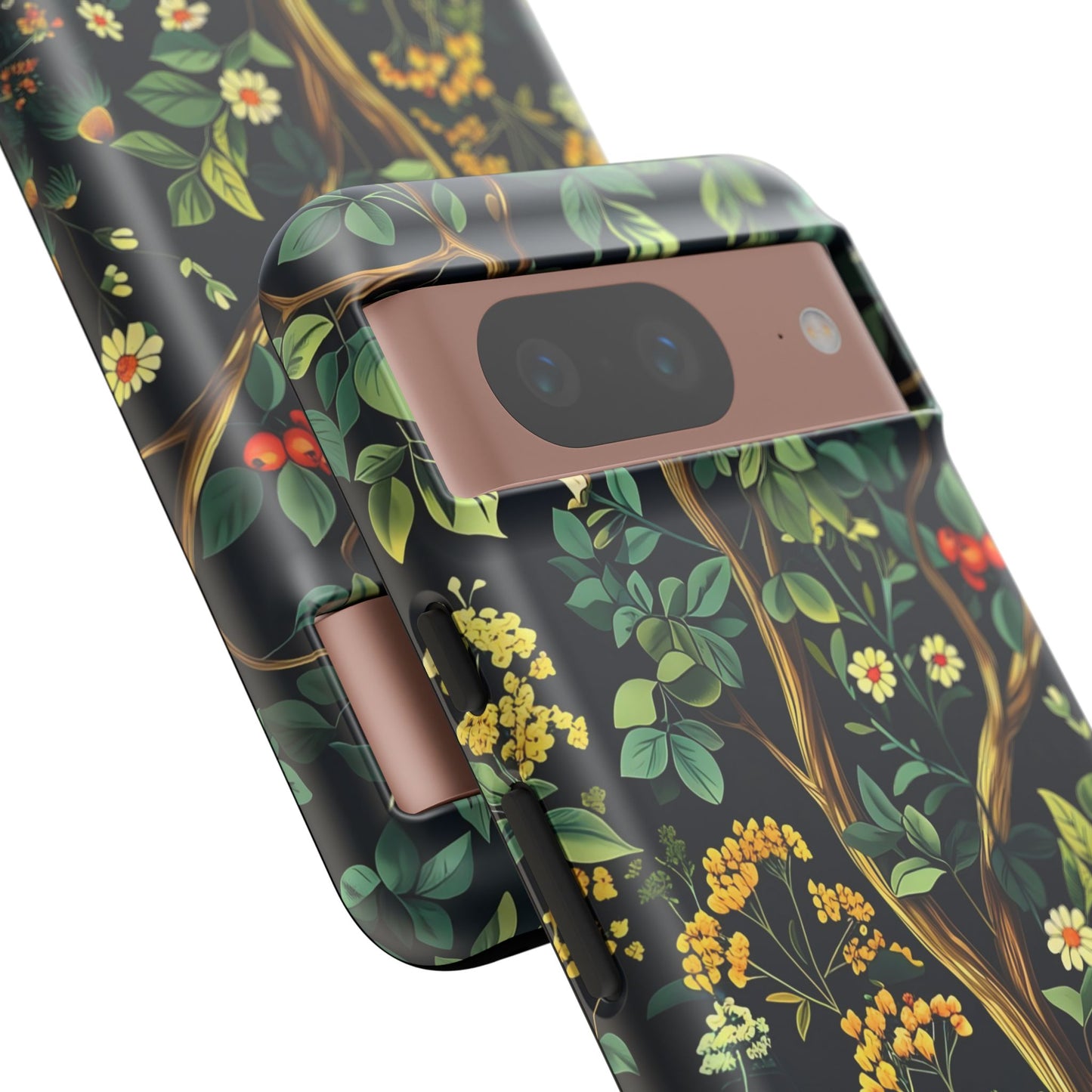 Floral iPhone Case, Nature Inspired Tough Case, Botanical Phone Cover, Eco-Friendly Gift, Unique Floral Design