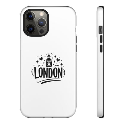 Stylish Phone Case for London Lovers, London Gift, Travel Accessory, Unique Smartphone Case, Cityscape Phone Cover