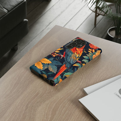 Vibrant Parrot Phone Case - Tough, Stylish, Nature-Inspired, Tropical, Wildlife, Perfect Gift, Summer Vibes