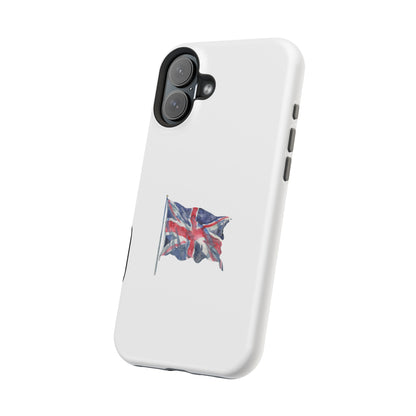 UK Flag Magnetic Tough Case, Durable Phone Cover, British Pride Accessory, Gift for Travelers, Patriot’s Tech Protector