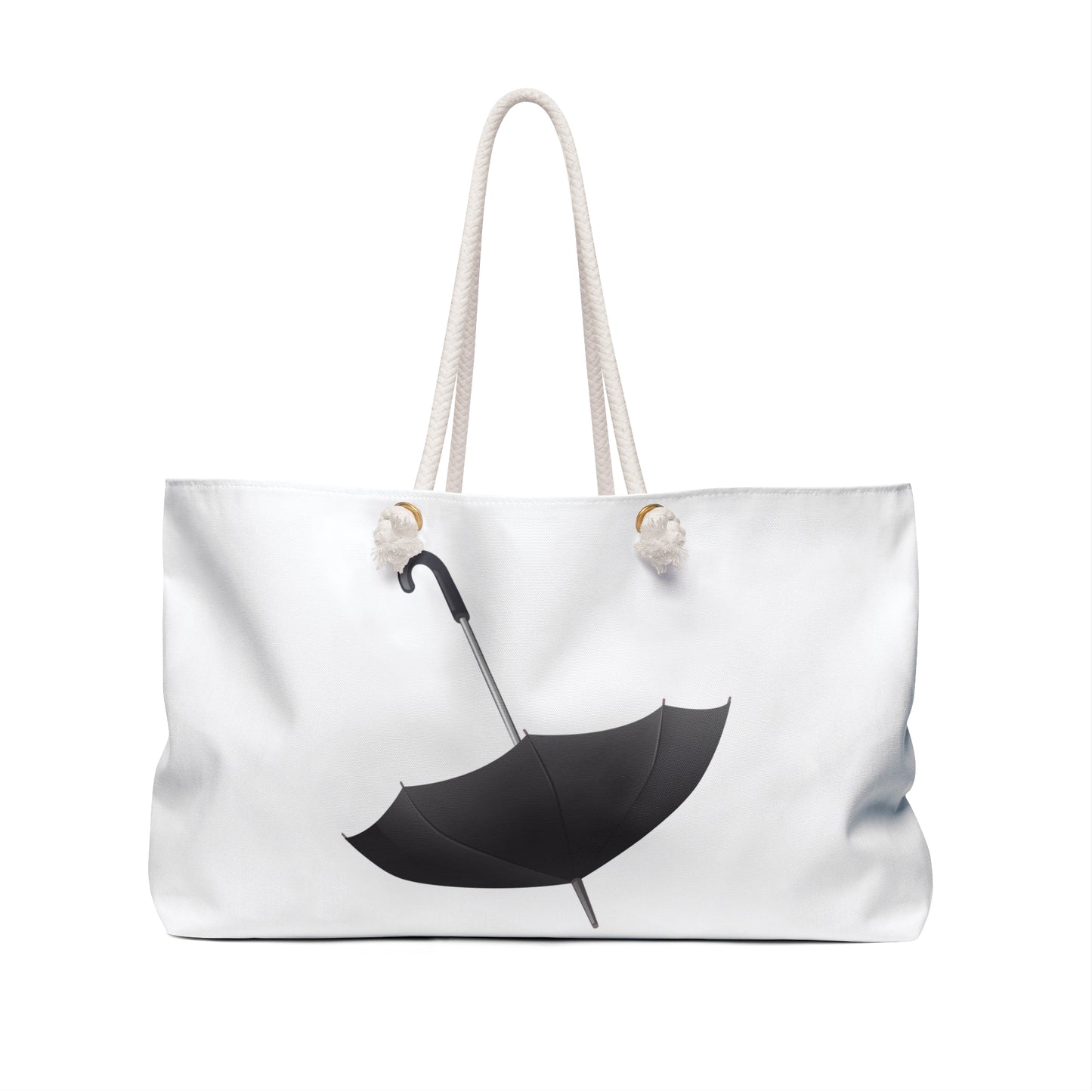 Stylish Weekender Bag with Umbrella Design | Travel Tote, Beach Bag, Gym Companion, Perfect Gift for Adventurers