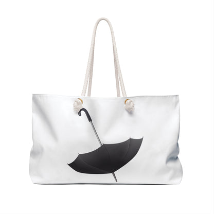 Stylish Weekender Bag with Umbrella Design | Travel Tote, Beach Bag, Gym Companion, Perfect Gift for Adventurers