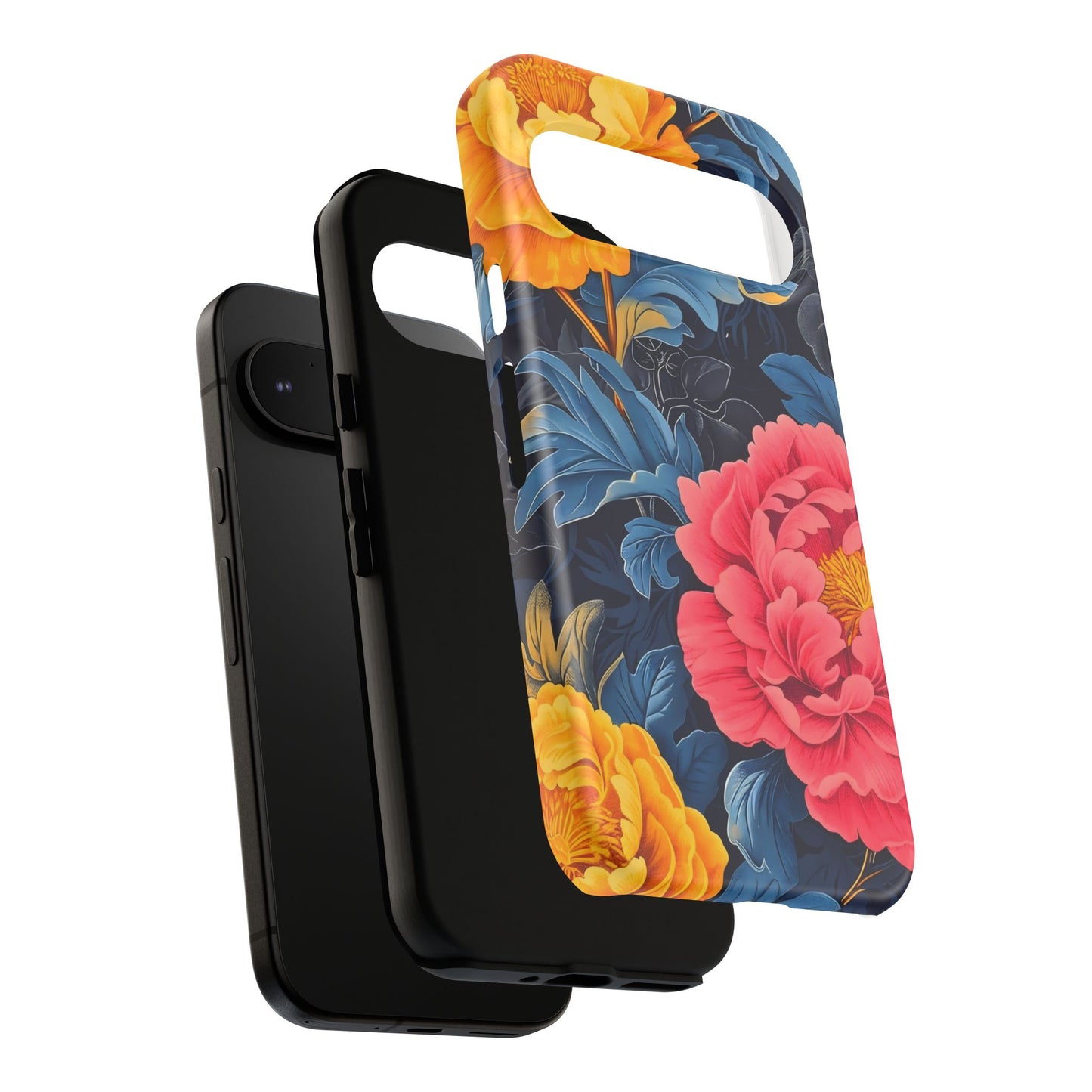Floral Phone Case, Tough Cases, Stylish Mobile Cover, Gifts for Her, Phone Accessories, Unique Flower Design