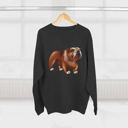 Unisex Crewneck Sweatshirt - Adorable British Dog