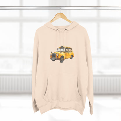 Vintage Car Classical Three-Panel Fleece Hoodie