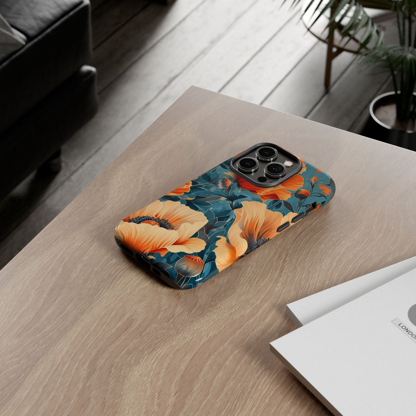 Floral Phone Case, Tough Cases for Protection and Style, Spring Aesthetic, Gift for Her, Phone Accessory for Nature Lovers