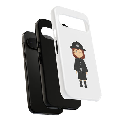 Cute Police Officer Phone Case, Tough Protective Cover, Gifts for Police Lovers, Customizable Phone Case, Unique Design