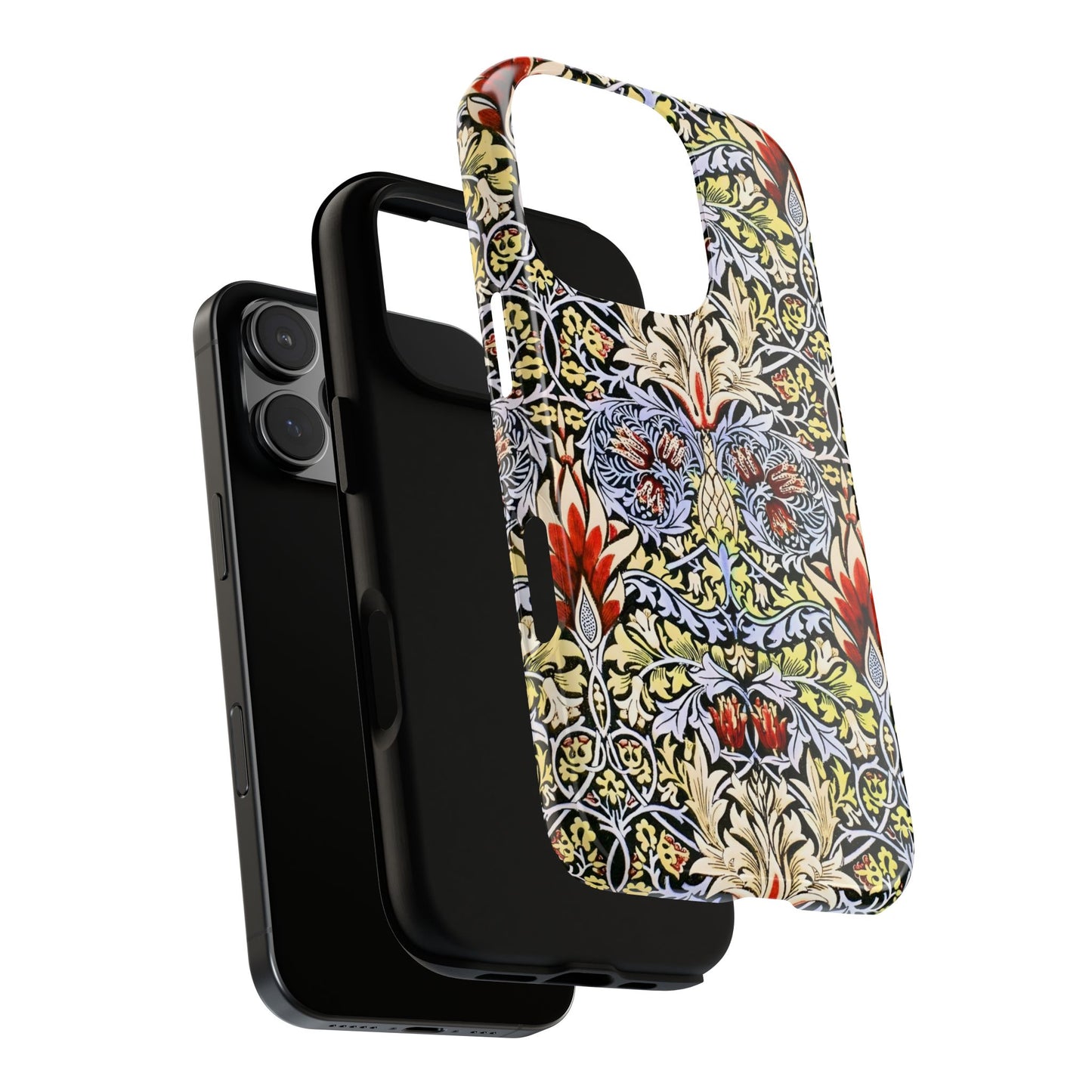 Stylish Phone Case - Floral Design, Tough Cases, Gift for Her, Phone Accessories, Trendy Tech, Unique Cell Phone Cover