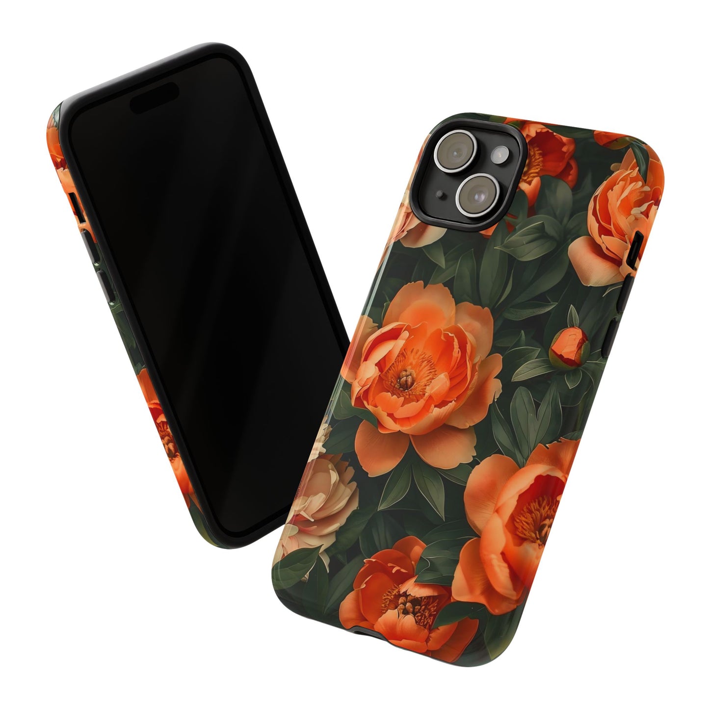 Stylish Floral Phone Case, Tough Cases, Floral Phone Cover, Gift for Her, Spring Accessories, Mother's Day, Phone Protection