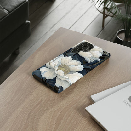 Elegant Floral Phone Case, Floral iPhone Cover, Flower Art Phone Case, Eco-Friendly Mobile Protection, Tough & Stylish Phone Case