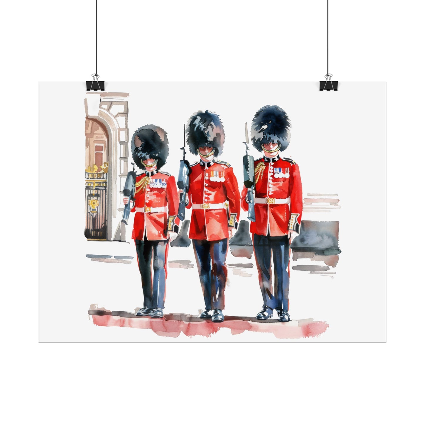London Guard Roll-Up Posters, British Soldier Art Prints, Home Decor, Travel Gifts, Wall Art for Various Occasions