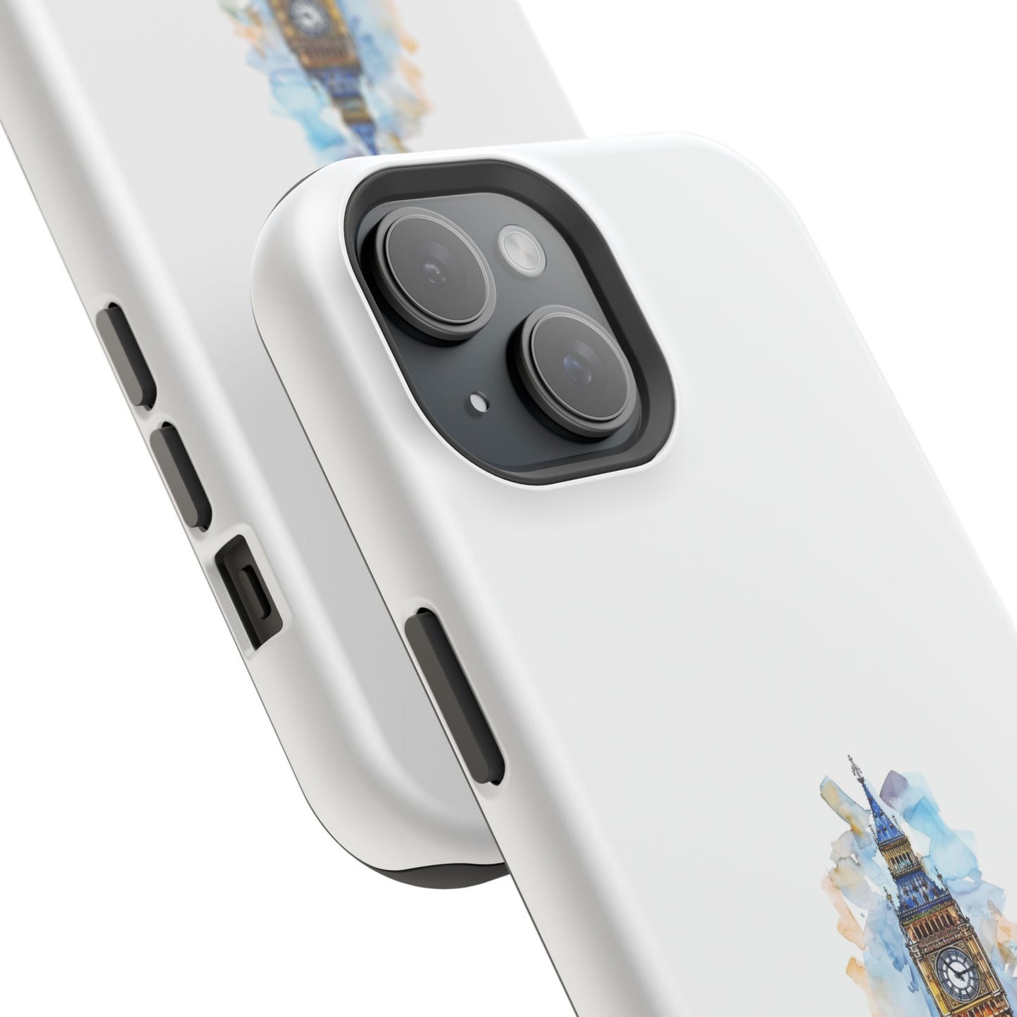 Artistic Magnetic Phone Cases with Iconic Designs, Unique Cell Phone Cover, London Tower Case, Gift for Travelers, Customizable Art Cases