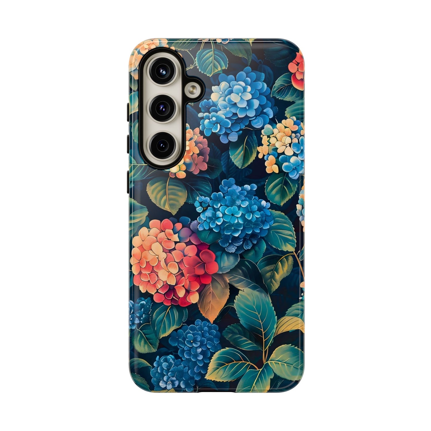 Floral Phone Case, Stylish Tough Case for Gardener Gift, Flower Lover Accessory, Pretty Floral Design, Protective Case