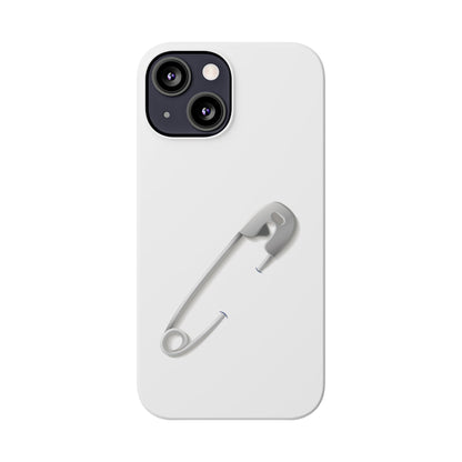 Minimalist Safety Pin Phone Cases | Stylish Slim Cases for Trendy Protection, Gift for Friends, Fashionable Accessories, Unique Phone Cover