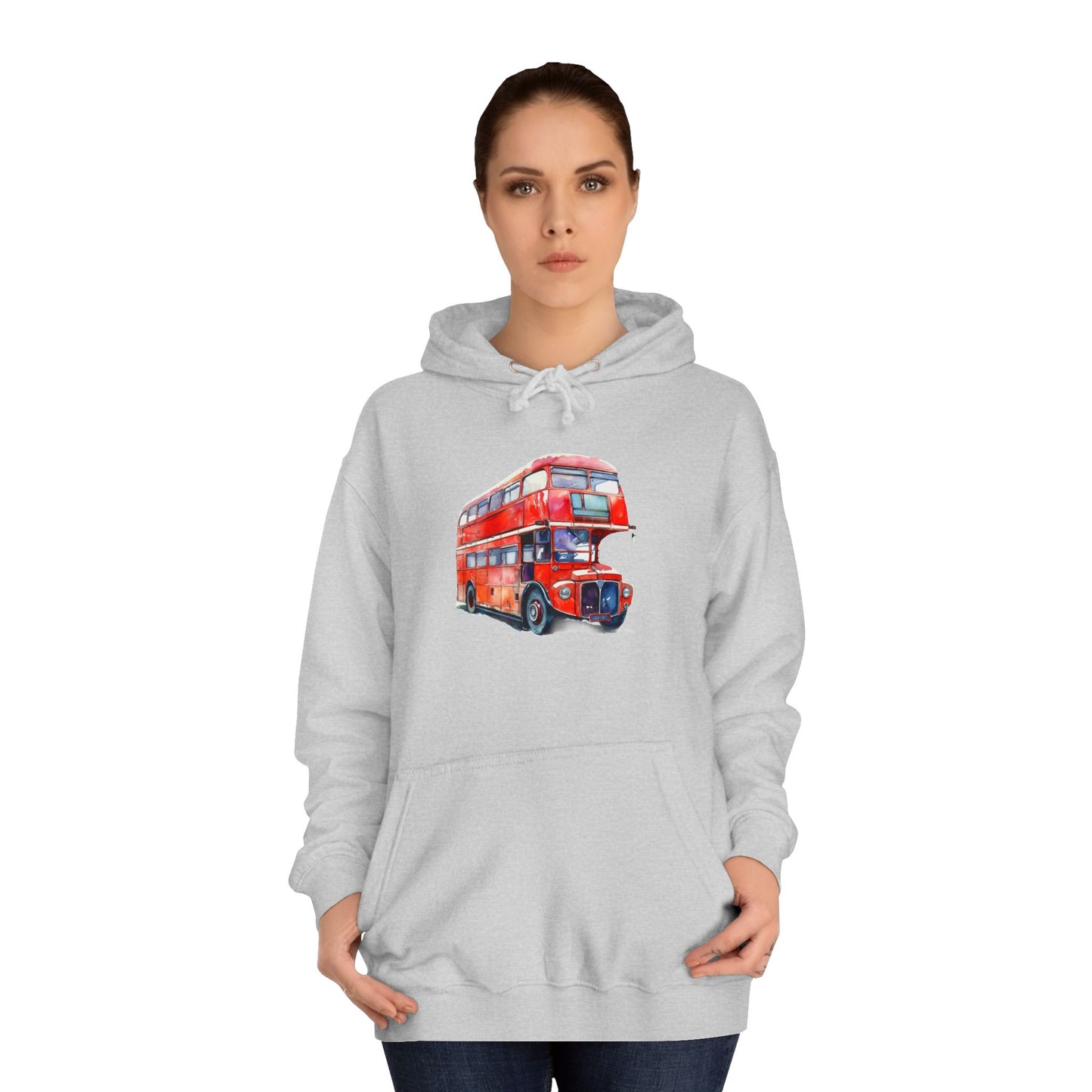 Unisex College Hoodie - London’s Pride - The Double-Decker Tradition