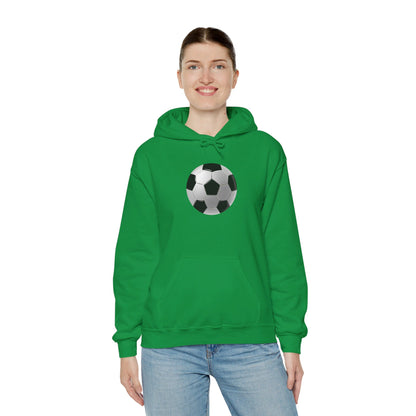 Dynamic Football Design - Sports Passion and Energetic Unisex Heavy Blend™ Hooded Sweatshirt