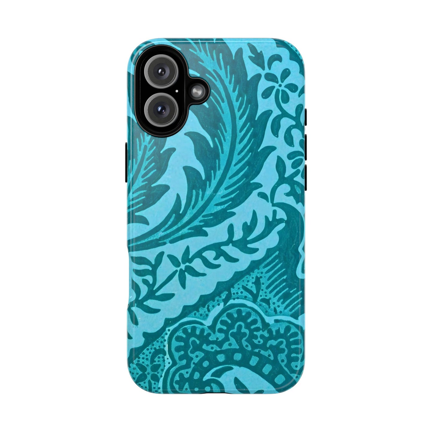 Protective Phone Case with Elegant Teal Design, Tough Cases, Floral Phone Cover, Stylish Smartphone Protection, Gifts for Her, Trendy [...]