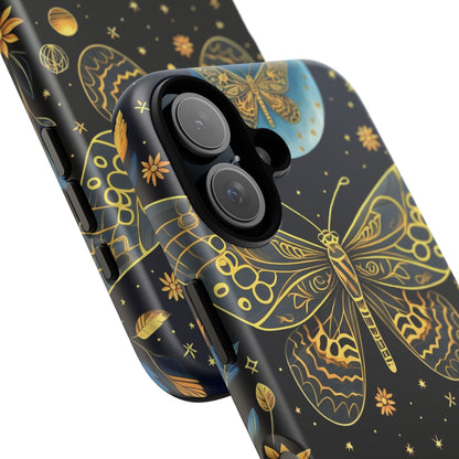 Butterfly Galaxy Phone Case | Tough Cases for Nature Lovers, Unique Phone Covers, Gift for Her, Boho Style, Floral Design