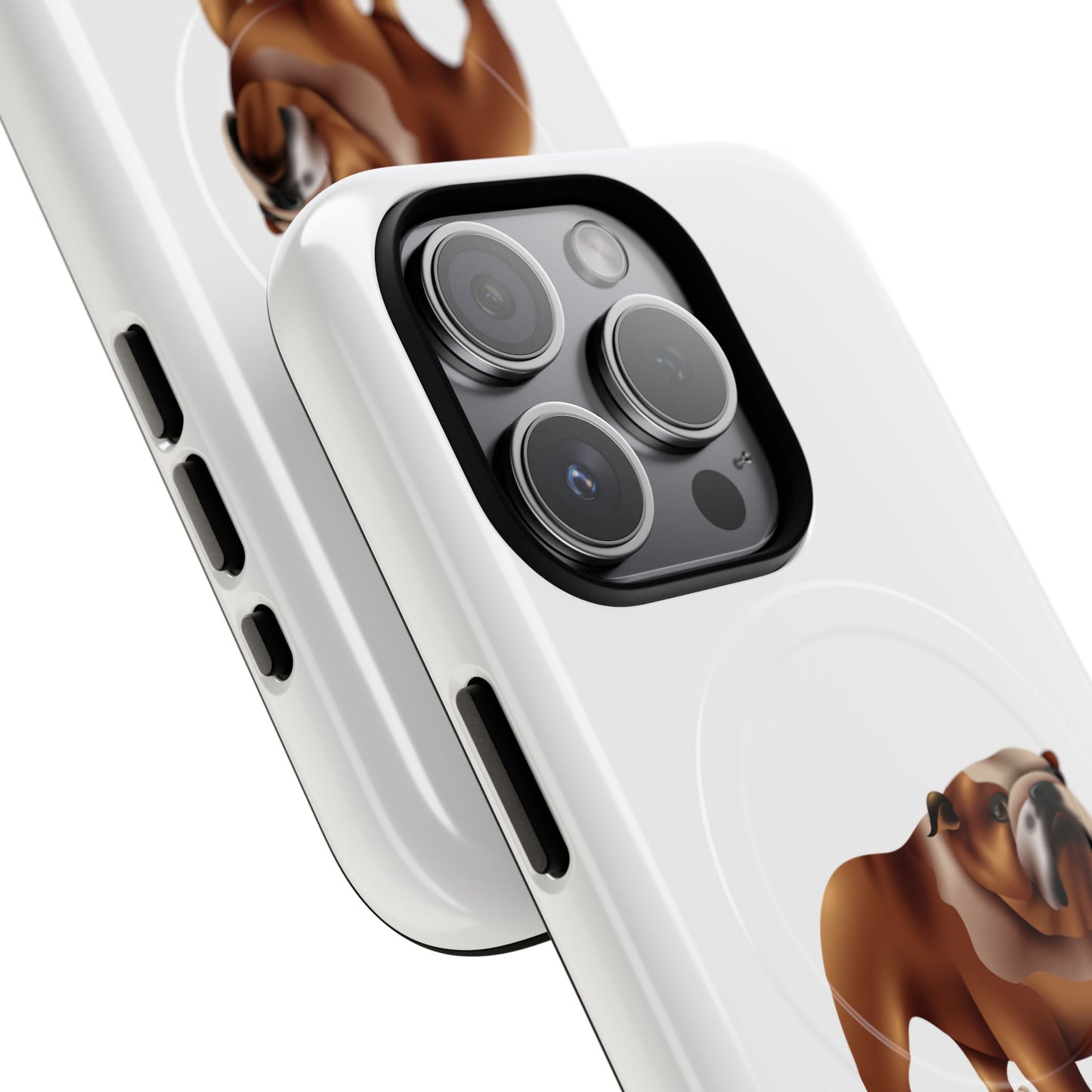 Custom Bulldog Tough Magnetic Case for iPhone, Pet Lover Gift, Durable Phone Protection, Unique Bulldog Design, Dog Owner Accessories