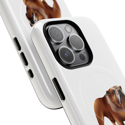 Custom Bulldog Tough Magnetic Case for iPhone, Pet Lover Gift, Durable Phone Protection, Unique Bulldog Design, Dog Owner Accessories