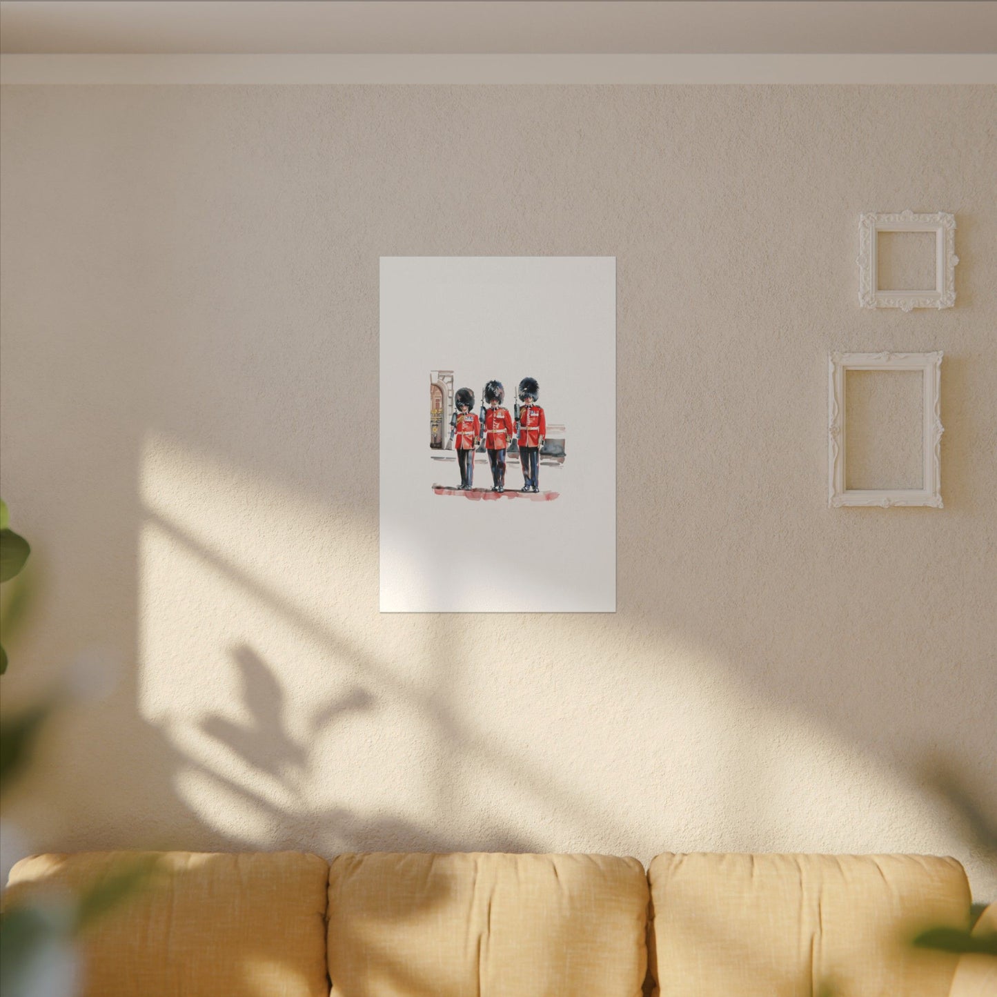 Royal Guards Canvas Print, British Wall Art, Home Decor, Unique Gift, London Culture