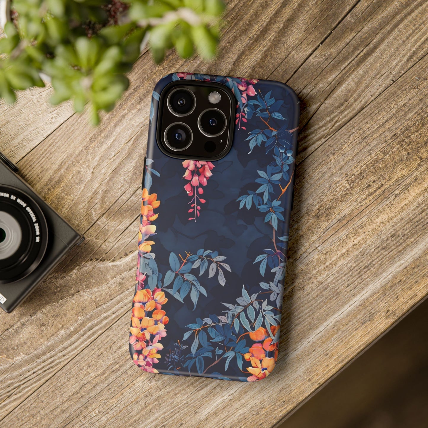 Floral iPhone Case, Tough Phone Cover, Gift for Her, Nature Lover Accessory, Spring Decor, Unique Floral Design