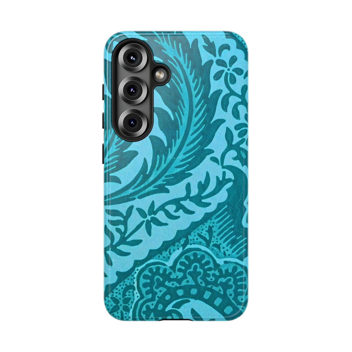 Protective Phone Case with Elegant Teal Design, Tough Cases, Floral Phone Cover, Stylish Smartphone Protection, Gifts for Her, Trendy [...]