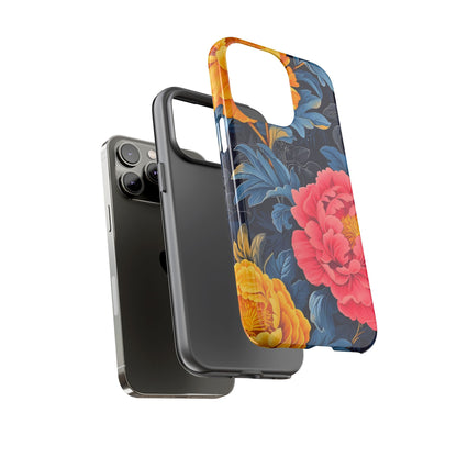 Floral Phone Case, Tough Cases, Stylish Mobile Cover, Gifts for Her, Phone Accessories, Unique Flower Design