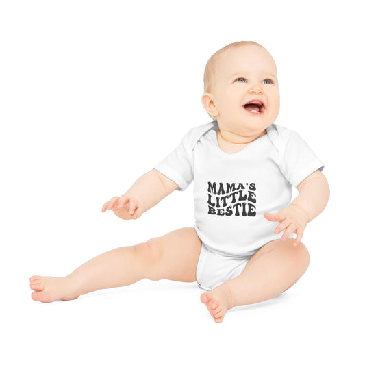Mama's Little Bestie Organic Baby Bodysuit