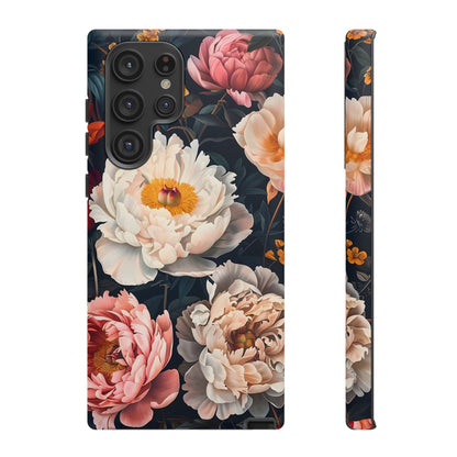 Floral Phone Case, Tough Phone Cover, Flower Design, Unique Gift for Her, Trendy Accessory, Spring Decor