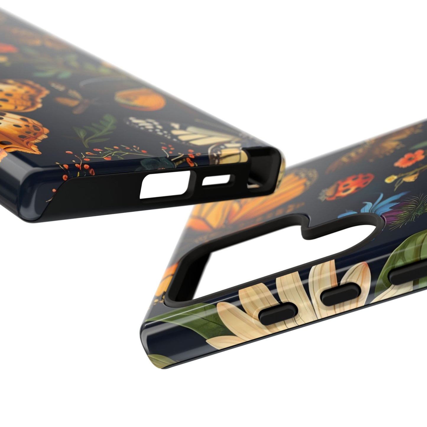 Nature-Inspired Phone Case | Floral Butterfly Design, Tough Phone Cover, Gift for Nature Lovers, Cute Butterfly Case, Home Decor