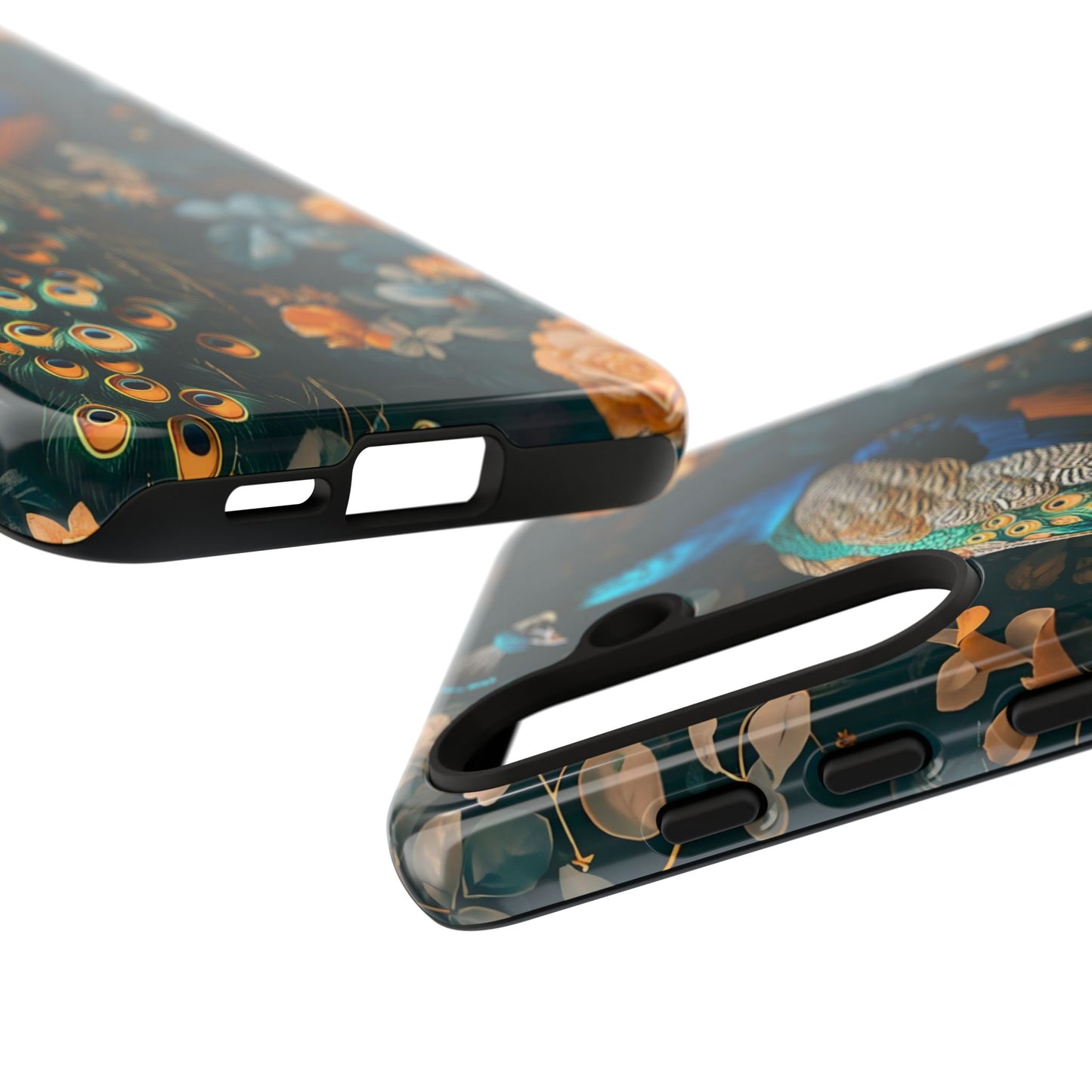Peacock Phone Case - Elegant Floral Design, Tough Case for Protection, Unique Gift for Nature Lovers, Stylish Accessory, Eco-Friendly