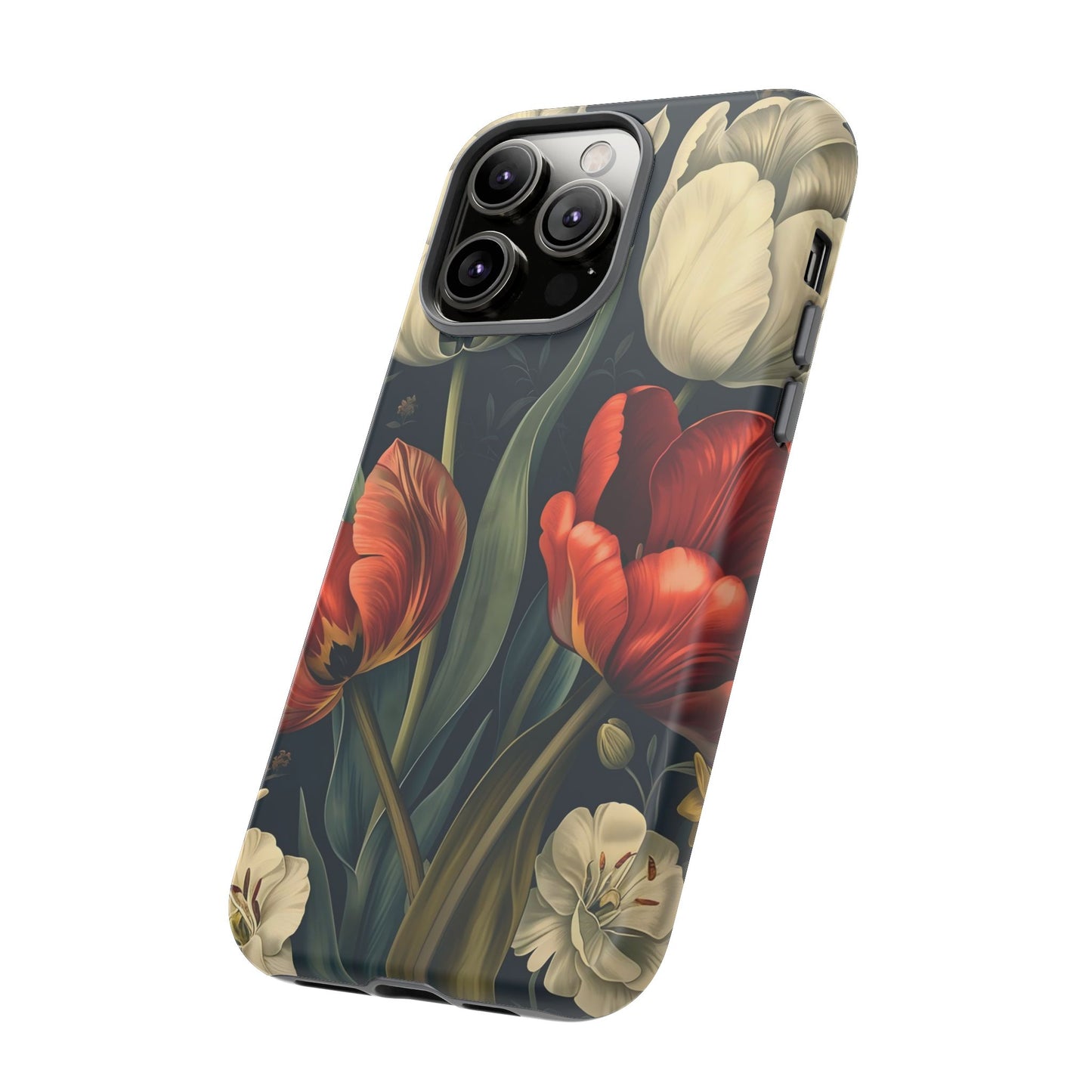 White Flower Tough Cases