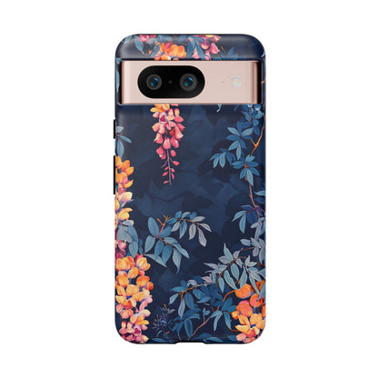 Floral iPhone Case, Tough Phone Cover, Gift for Her, Nature Lover Accessory, Spring Decor, Unique Floral Design