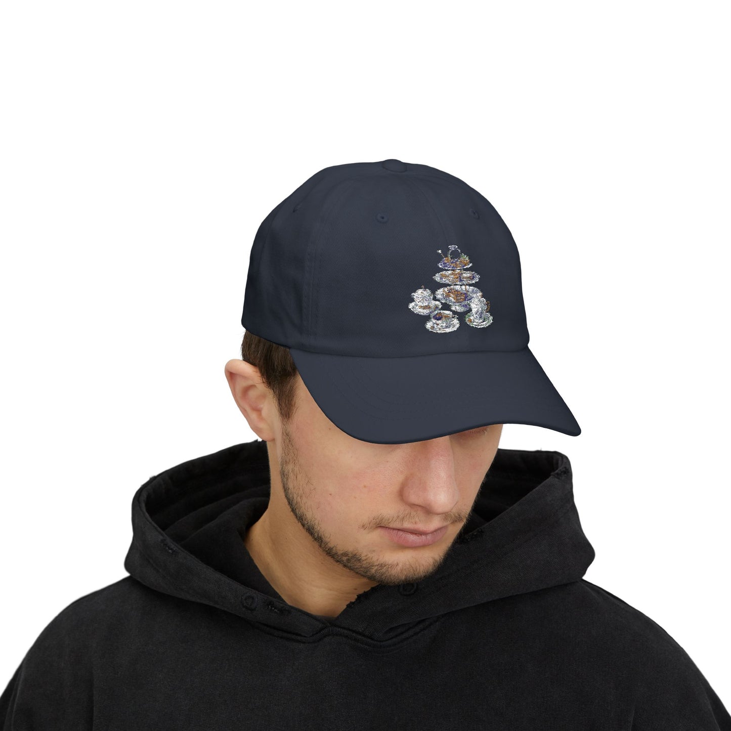 Classic Dad Cap with Whimsical Teacup Design, Fun Gift for Tea Lovers, Casual Stylish Hat, Perfect for Birthdays, Picnics, and Everyday Wear