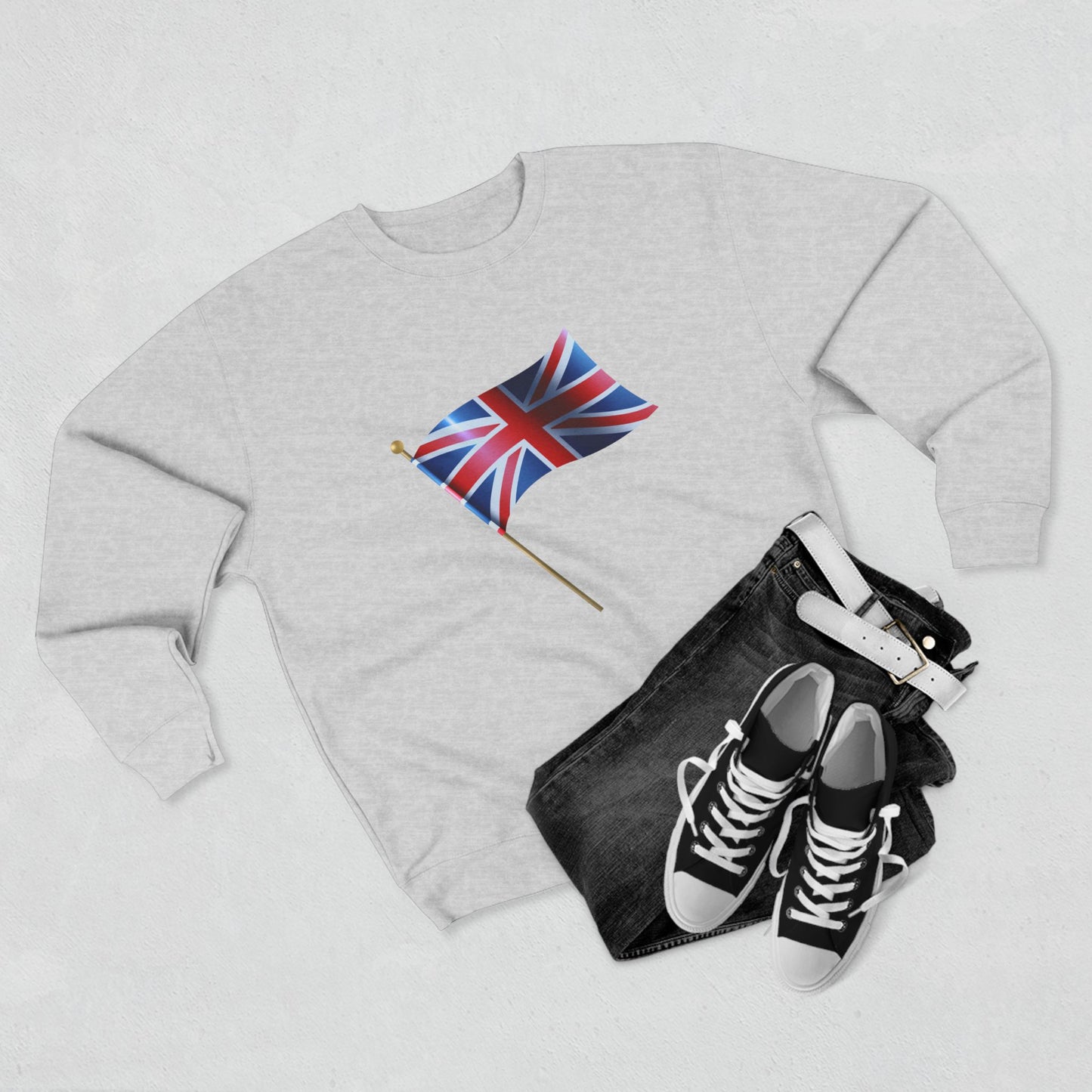 Unisex Crewneck Sweatshirt - Classic UK Flag