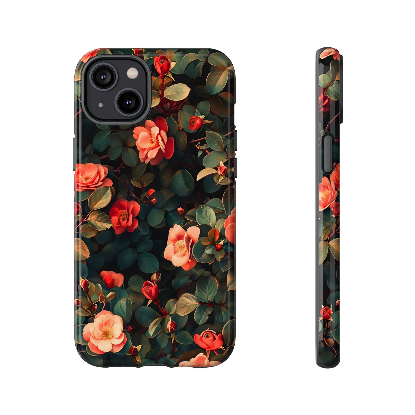 Floral Phone Case - Elegant Floral Design, Tough Protective Case, Perfect Gift for Her, Trendy Phone Accessories, Mother’s Day, Birthday