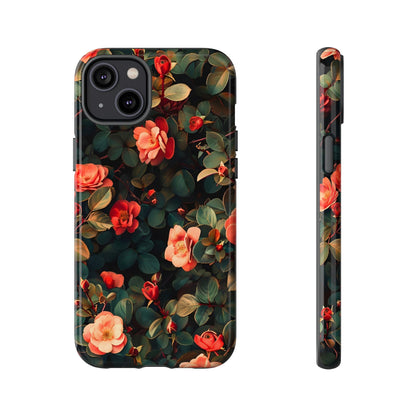 Floral Phone Case - Elegant Floral Design, Tough Protective Case, Perfect Gift for Her, Trendy Phone Accessories, Mother’s Day, Birthday