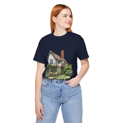 Unisex Jersey Short Sleeve Tee - Timeless Beauty - British Village Homes