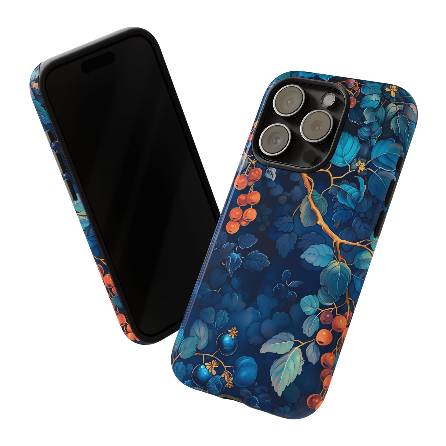 Artistic Phone Case with Floral Design, Tough Cases for iPhone, Nature-Inspired Accessory, Unique Gift for Her, Protective Cover