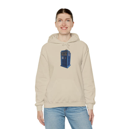 Unisex Heavy Blend™ Hooded Sweatshirt - British Police Public Call Box - Iconic TARDIS