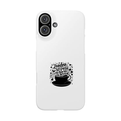 Coffee Lover Slim Phone Cases, Custom Smartphone Cover, Gifts for Coffee Enthusiasts, Unique Accessories, Birthday Gift Idea