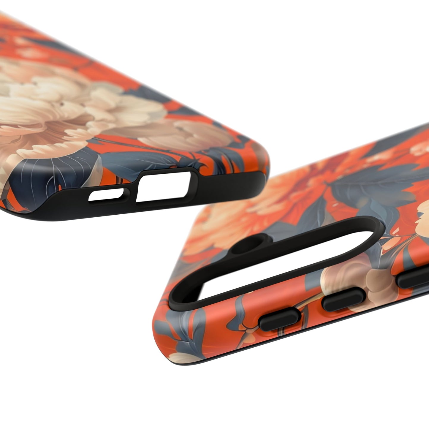 Floral Tough Case, Durable Floral Phone Case, Stylish Protection Case, Gift for Her, Spring Accessories, Mother’s Day Gift