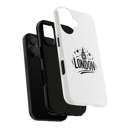 Stylish Phone Case for London Lovers, London Gift, Travel Accessory, Unique Smartphone Case, Cityscape Phone Cover