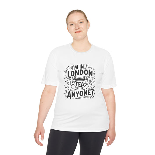 Unisex Moisture Wicking Tee - I'm in London tea Anyone?