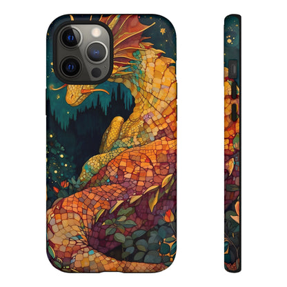 Dragon Art Phone Case, Tough Phone Cover, Fantasy Gift, Unique Mobile Accessory, Dragon Lover Gift, Stylish Protection