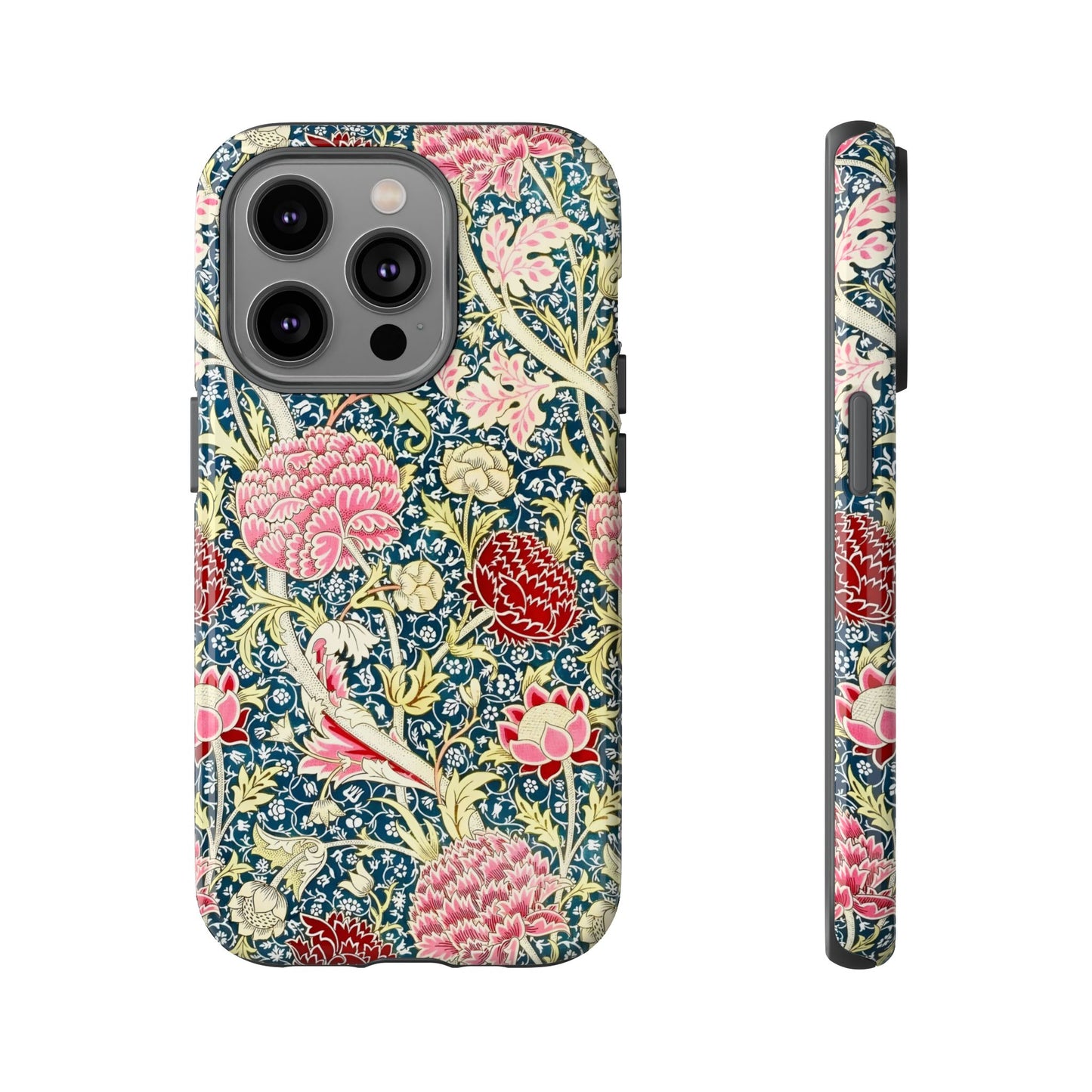 Floral Phone Case, Tough Cases, Durable Phone Cover, Stylish Phone Protector, Gift Idea for Nature Lovers, Floral Pattern Tech Accessories