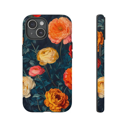 Floral Phone Case, Tough Cases for Phone Protection, Gift for Flower Lovers, Floral Designs, Spring Decor